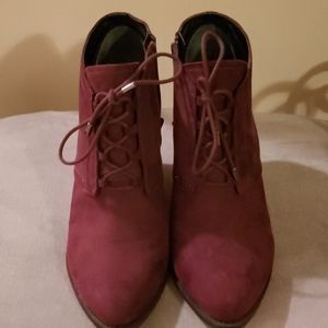 Franco Sarto wedge ankle booties